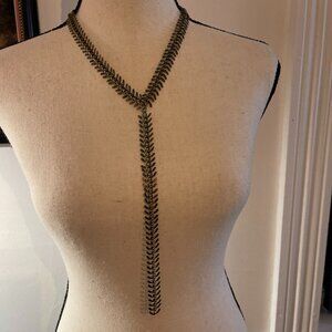 Leaf Y-Necklace / Lariat Style